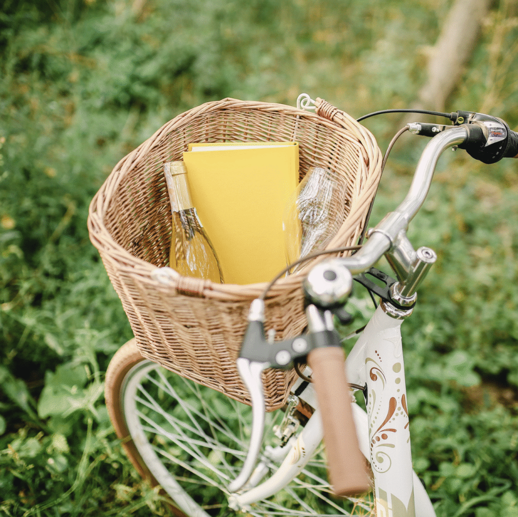 Wine in basket
